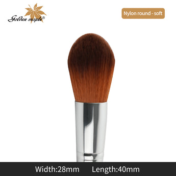 Soft nylon round cleaning brush with 28mm head width for sweeping dust and excess paint off miniature models.