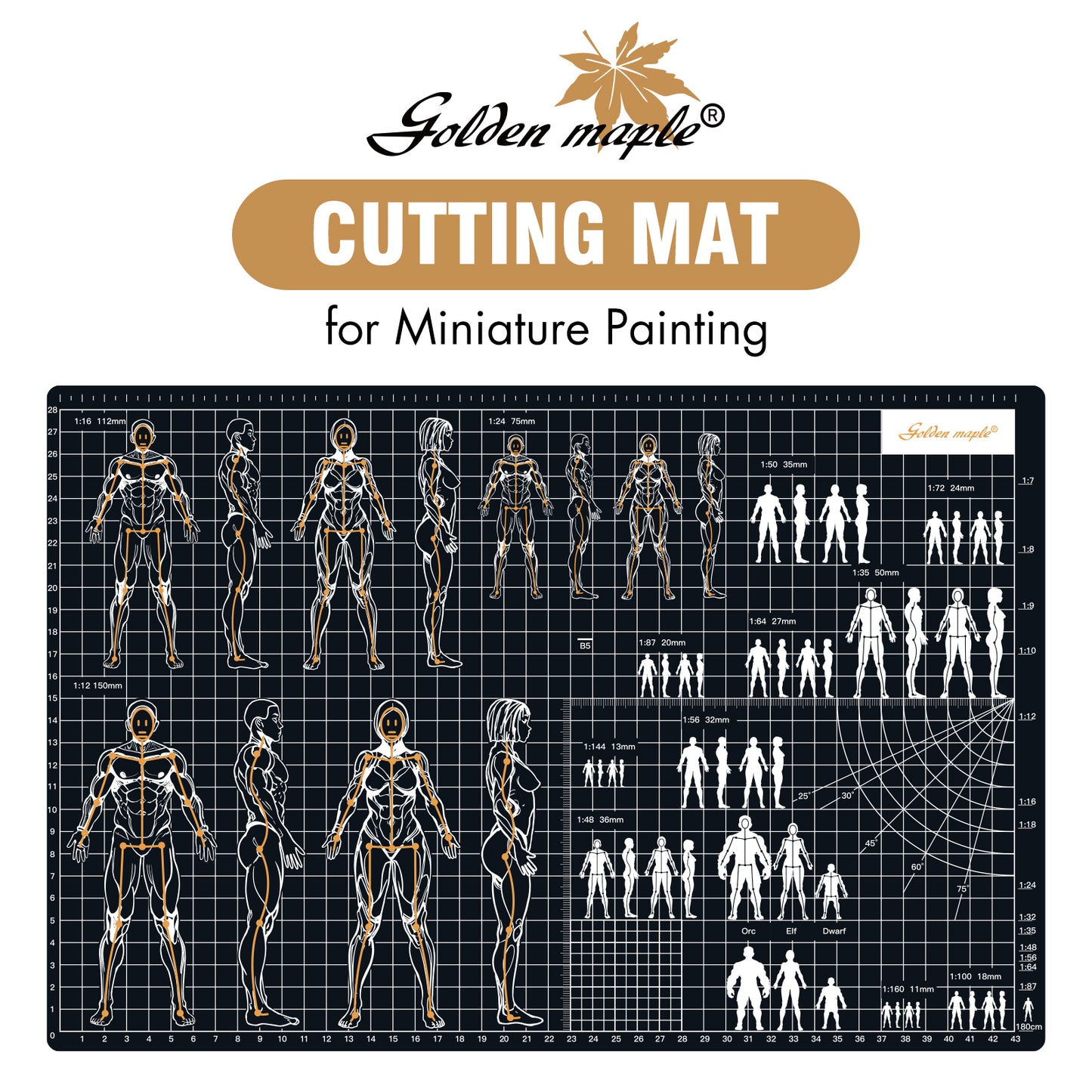 Golden Maple Anatomical Cutting Matt
