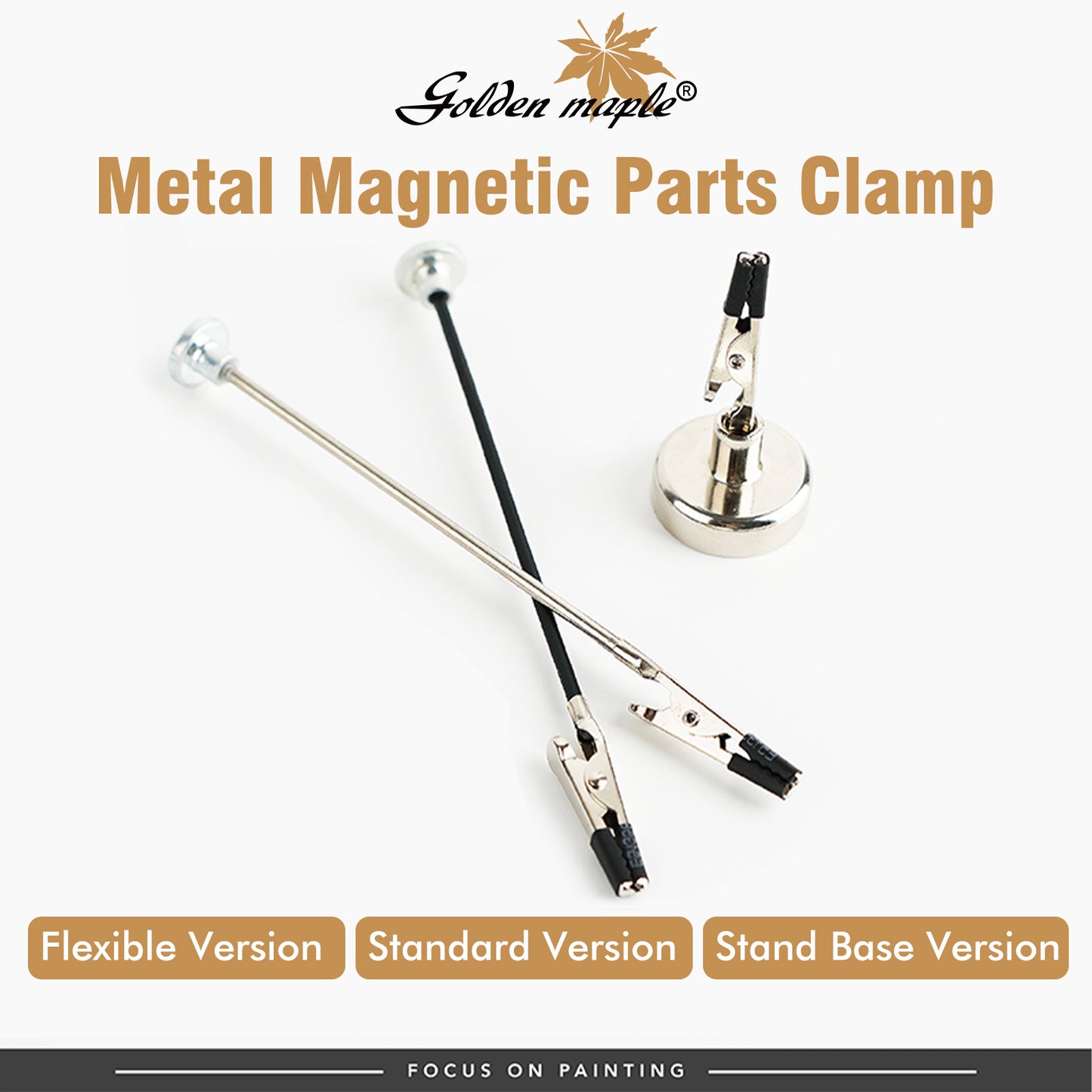 Golden Maple Metal Magnetic Alligator Parts Clamp Set