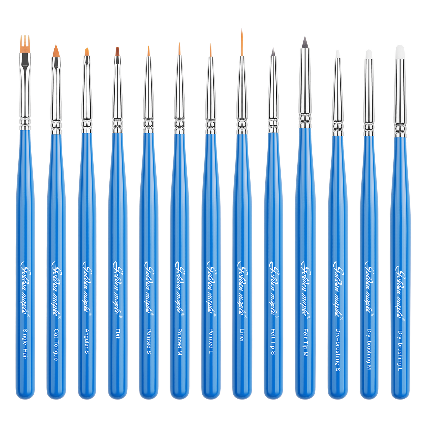 13 PCS Extra Fine Detail Miniature Paint Brush Set