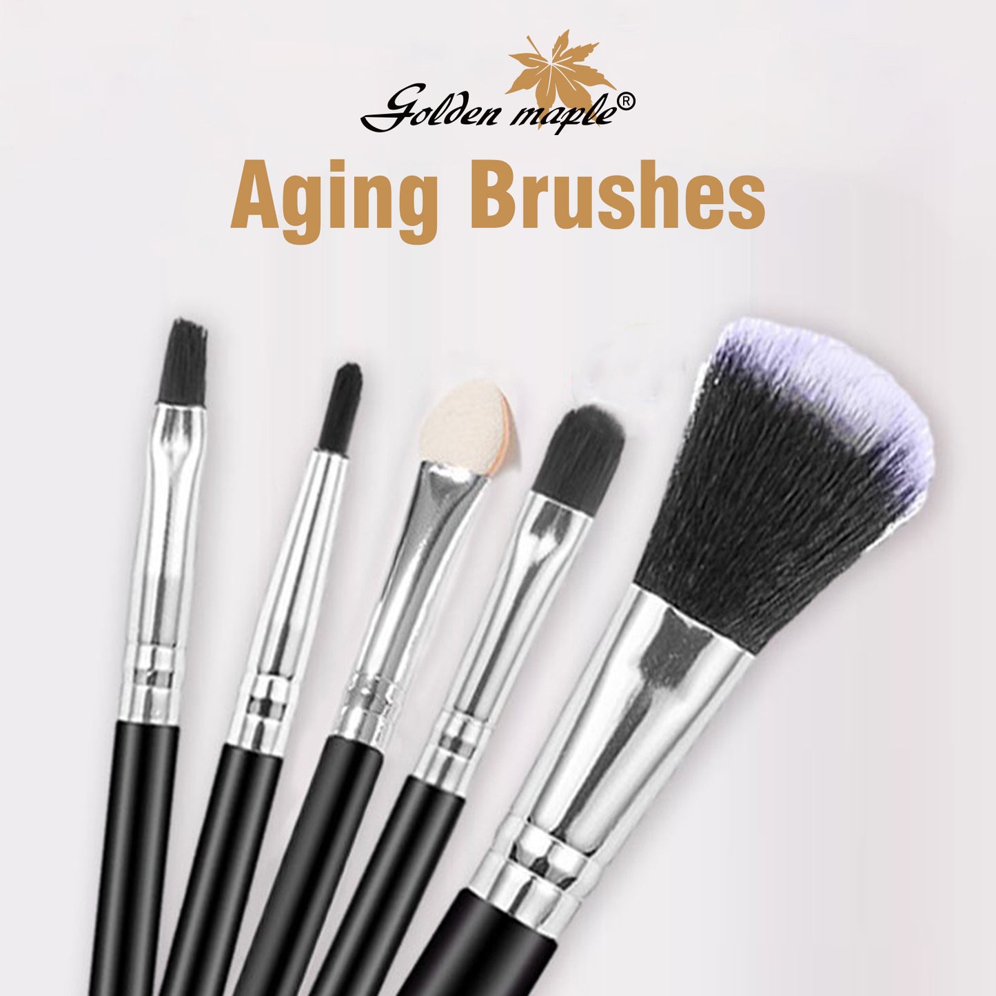 Golden Maple 5PCS Aging Brush Set