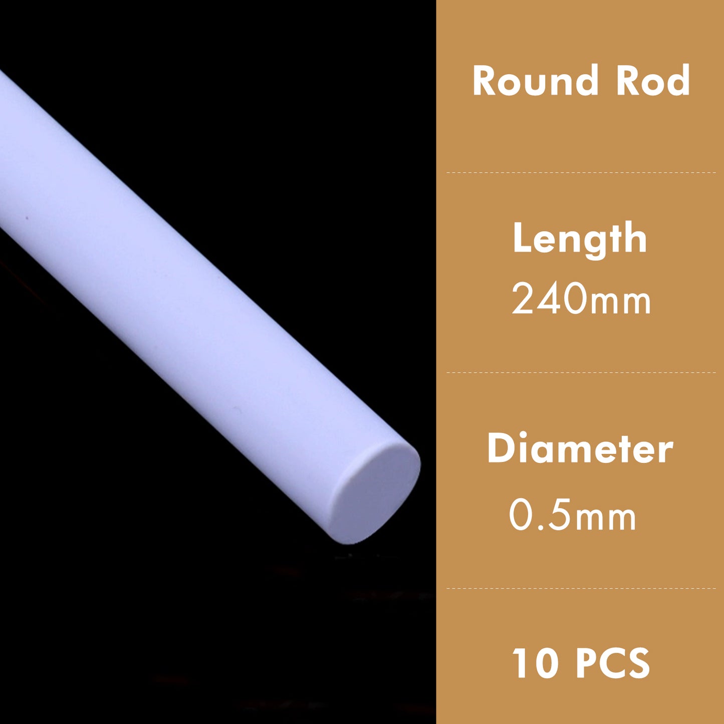 Golden Maple ABS Modeling Rods