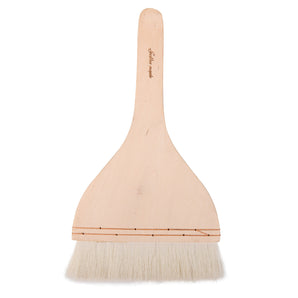 GoldenMaple 6 Inch Flat Hake Brush features soft goat hair with a solid wooden handle.