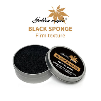 Firm texture Black Sponge brush cleaner tool for quick color switching. Cleans oil, acrylic, and watercolor brushes.