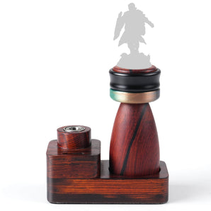 Yellow 360° Ergonomic Sandalwood Painting Handle with Stable Base