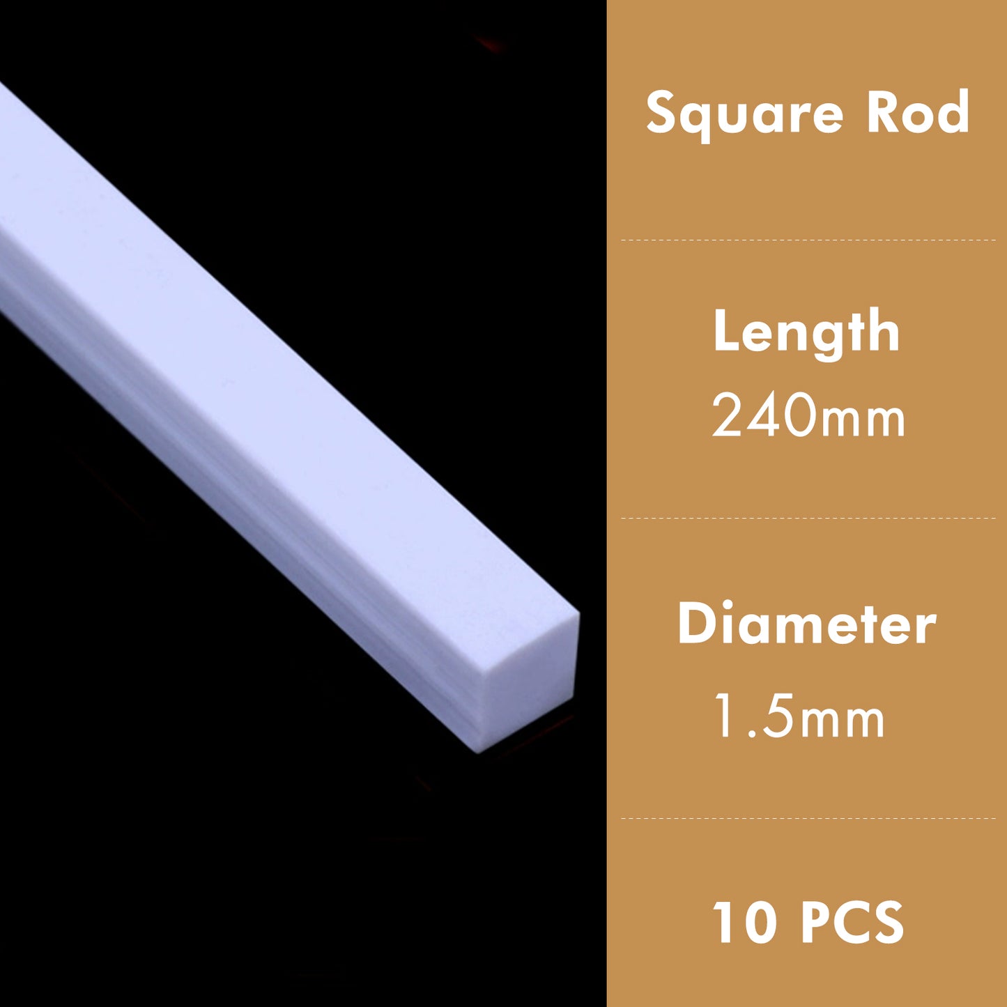 Golden Maple ABS Modeling Rods