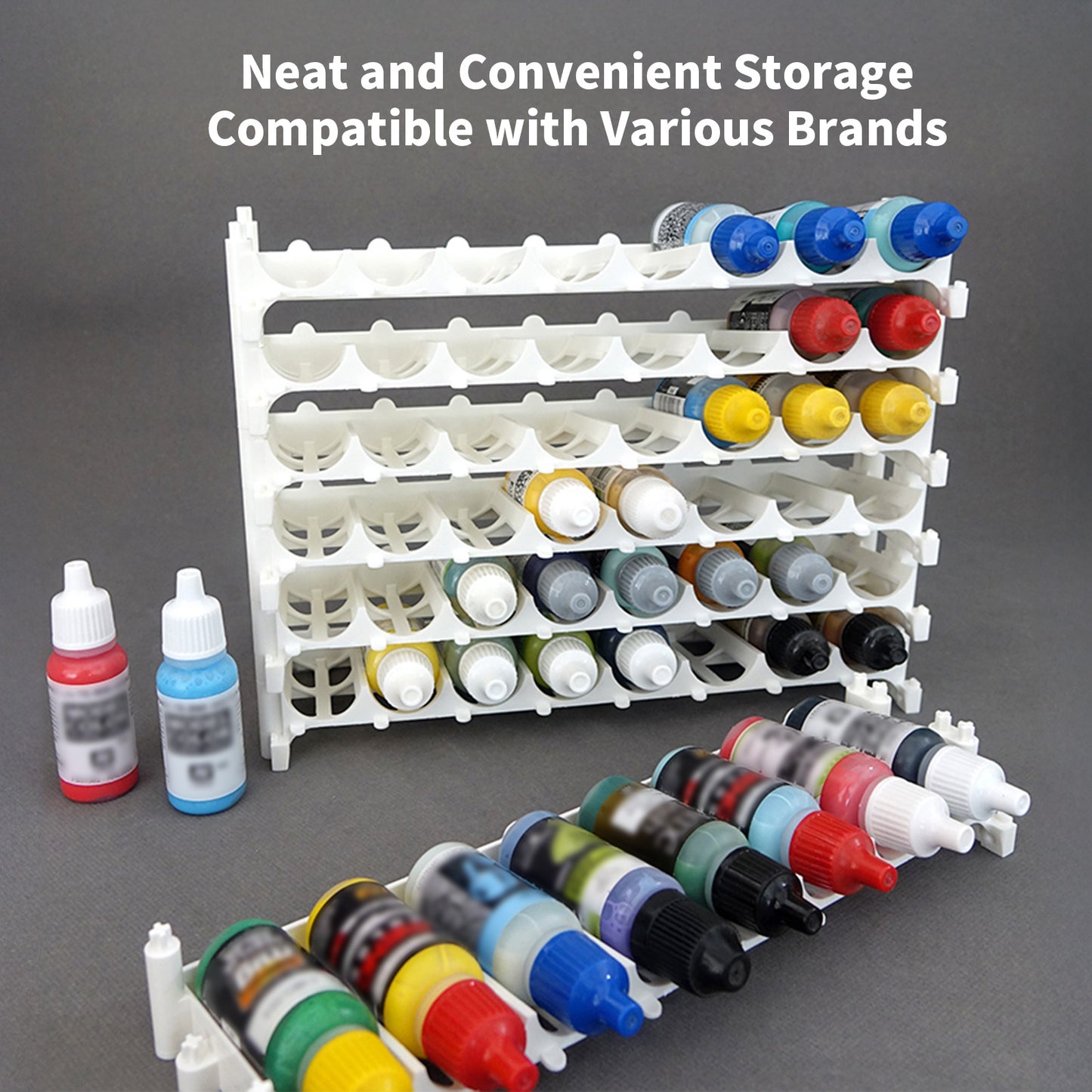 Golden Maple Acrylic Composable Rack