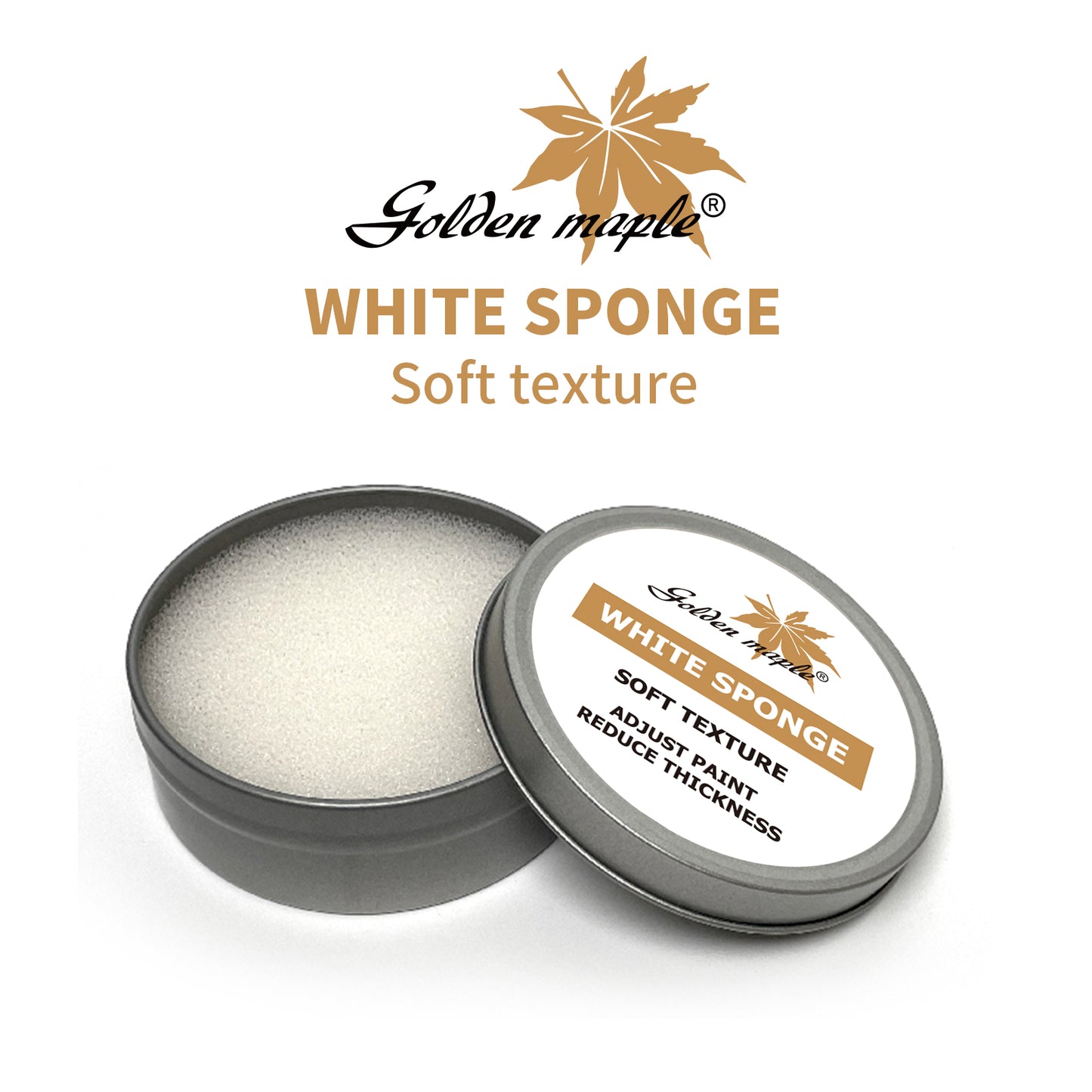 Golden Maple Dry Brush Sponge Box