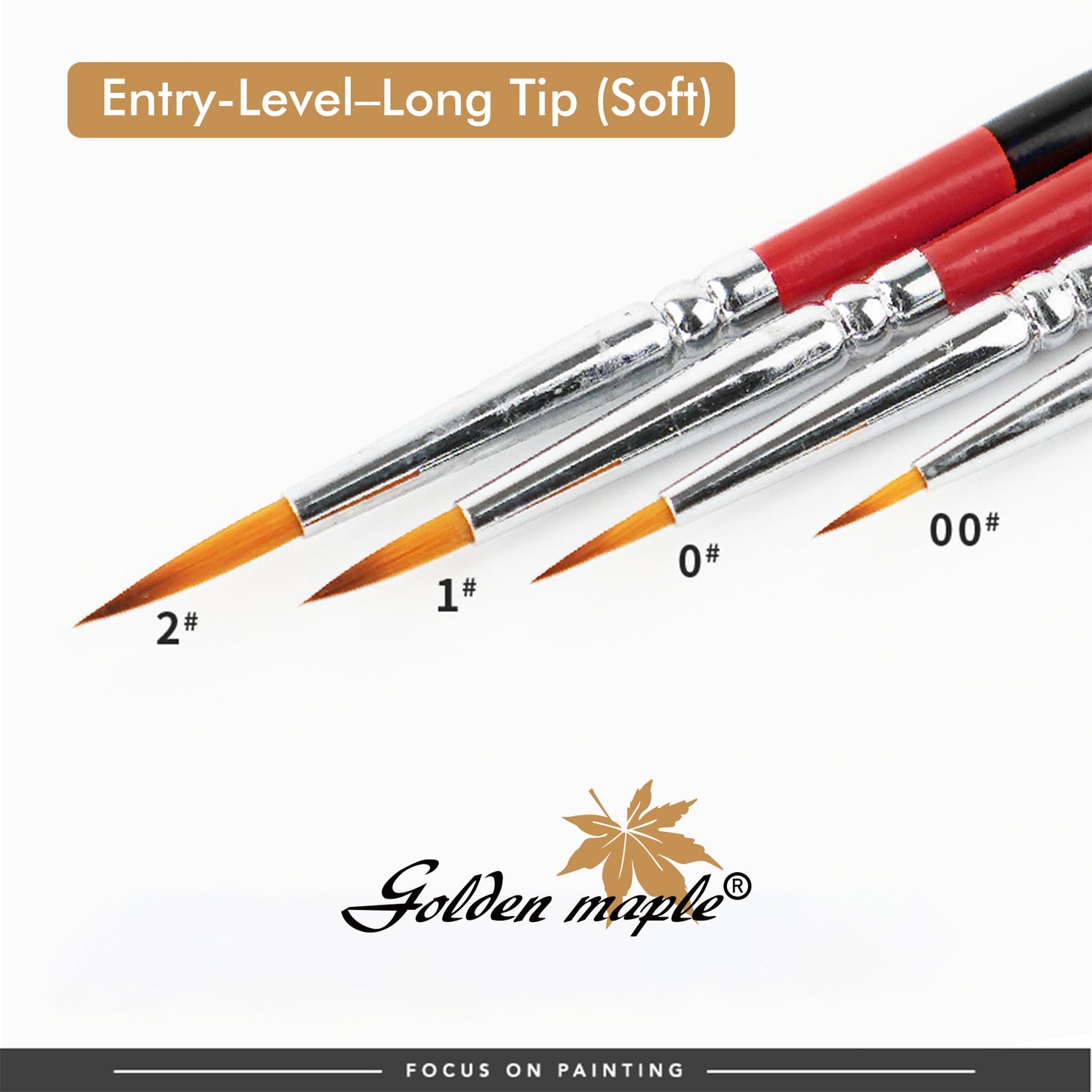 Golden Maple Entry-Level Detail Brushes