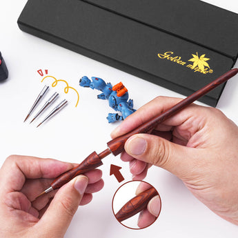 Replaceable Brush Heads Multi-Purpose Premium Kolinsky Sable Brush