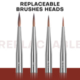 4 Replaceable Brush Heads