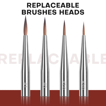 4 Replaceable Brush Heads