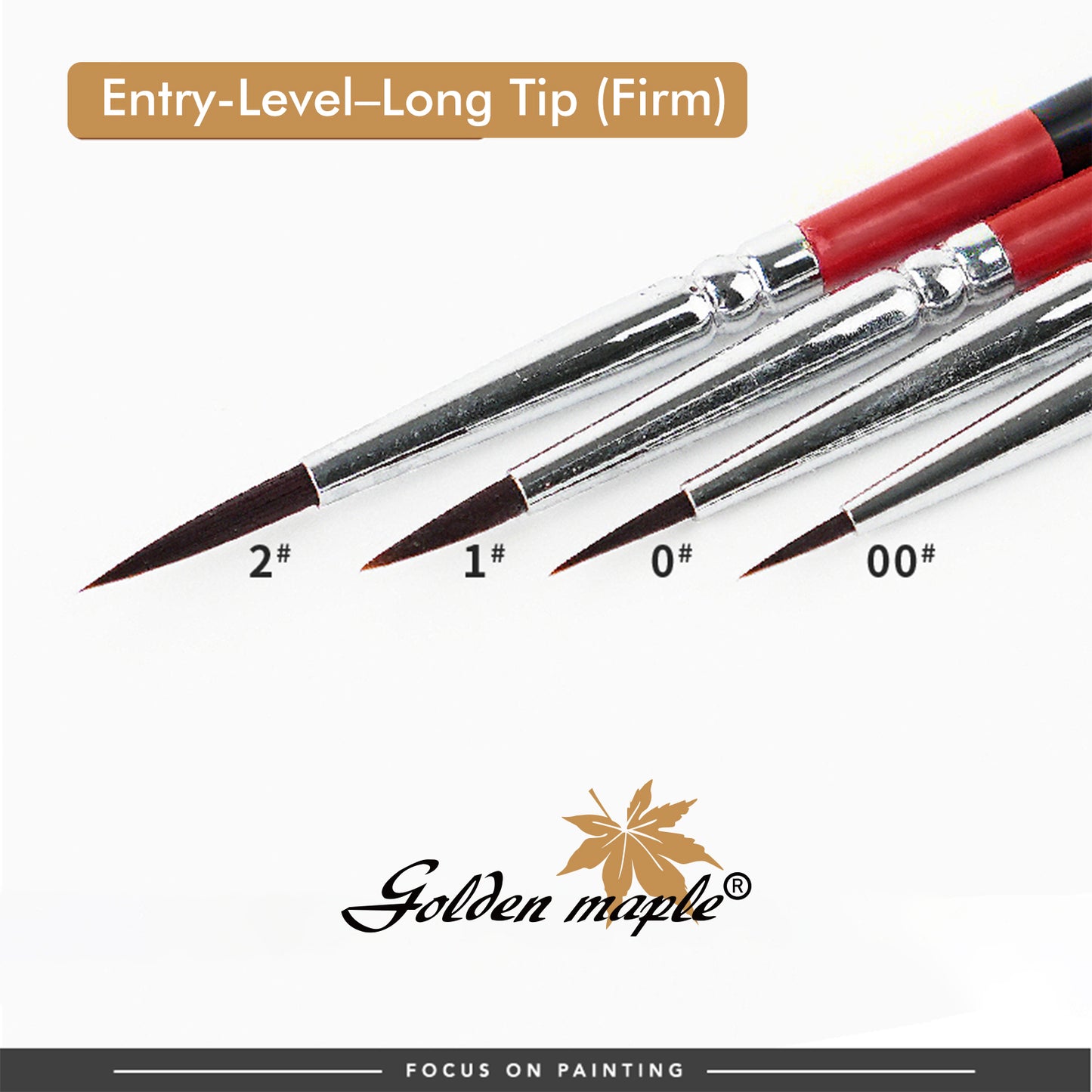 Golden Maple Entry-Level Detail Brushes