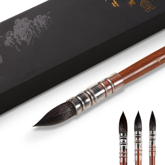 Golden Maple Premium Watercolor Squirrel Mop Brushes