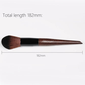 The length of the soft fiber brush is 182 millimeters.
