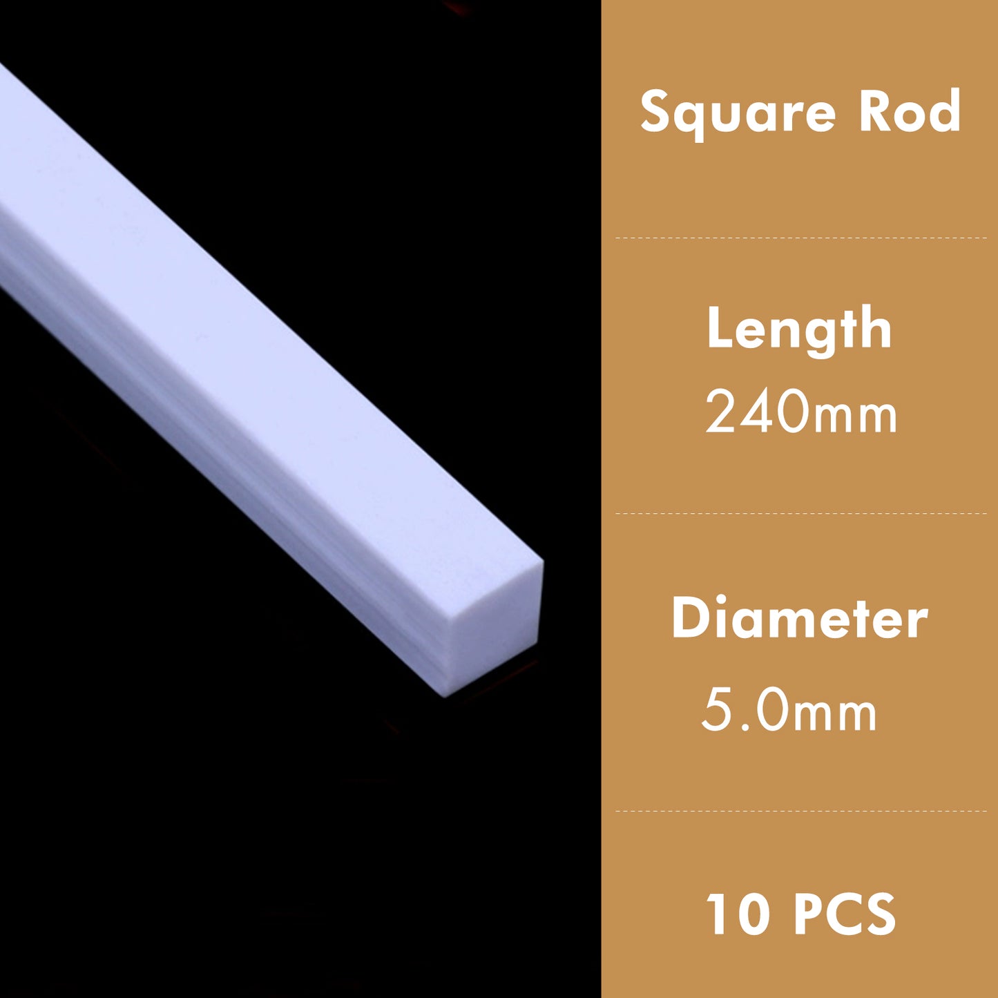 Golden Maple ABS Modeling Rods