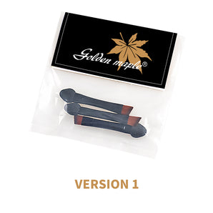 Version 1 Golden Maple dual-tip weathering brushes in black packaging for detailed model hobby work.