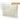 A fully assembled 6-layer white acrylic composable rack, providing ample storage for paint bottles.