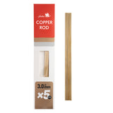 Golden Maple 3.0mm copper rods, 5 pcs, in red and white packaging for intricate models.