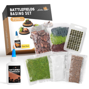 Battlefield Basing Set - All-in-One Terrain Kit for Dioramas & Wargaming