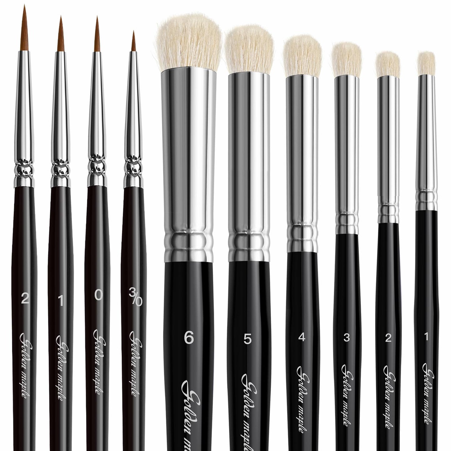 10PCS Micro Detail Paint Brush Set
