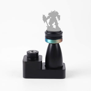 360° Ergonomic Sandalwood Painting Handle with Stable Base