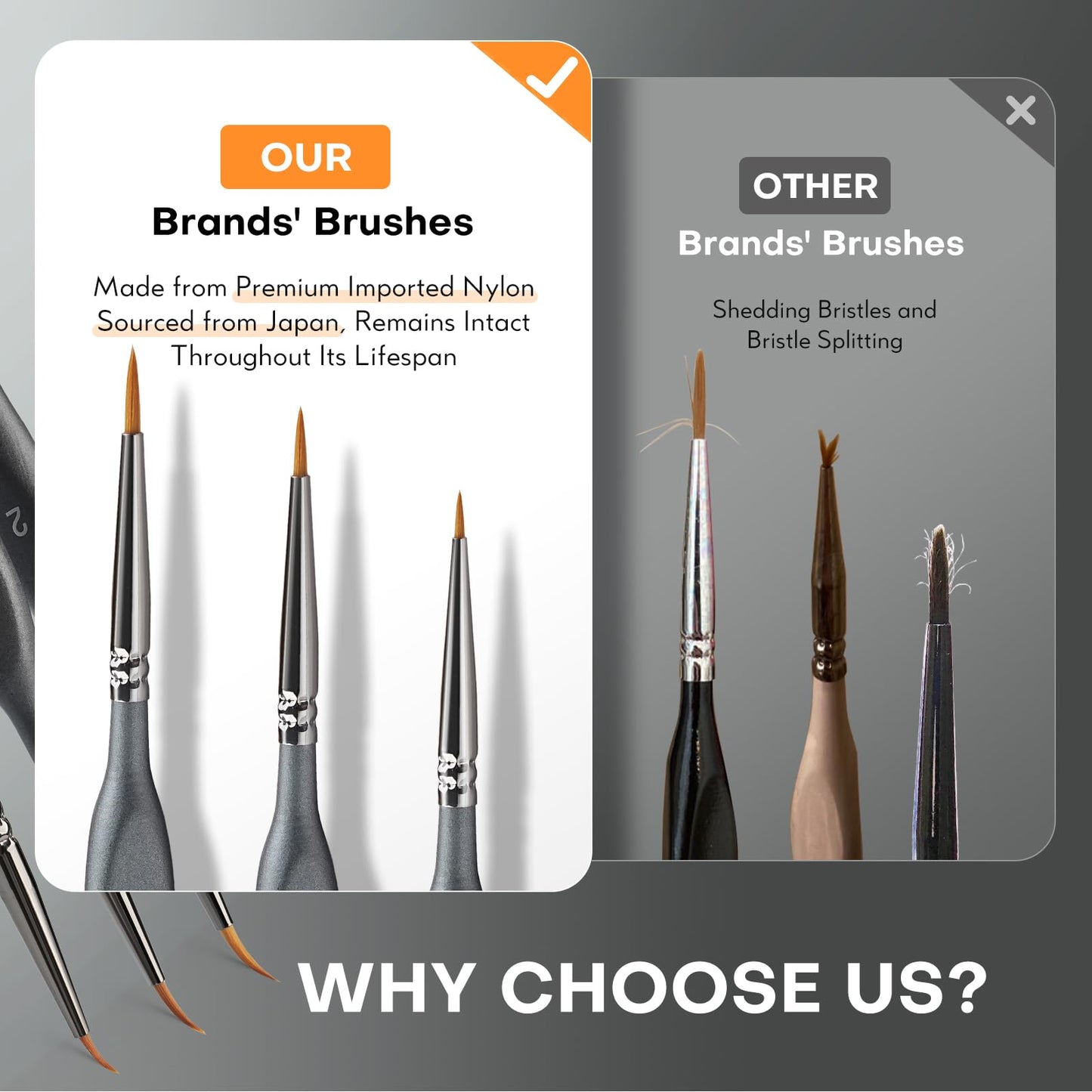 11PCS Model Detail Paint Brush Set