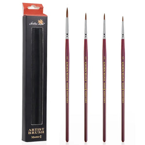 Golden Maple 1 шт. Миниатюрные кисти Kolinsky (GM-master-hezi,GM-master-00-ws,GM-master-000-ws,GM-master-0000)