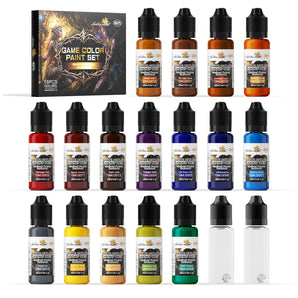 Series 1 | Game Color Miniature Paint Set: 16 Bottles x 20 ml