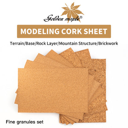 Golden Maple Modeling Cork Sheet