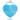Blue heart-shaped silicone cleaner