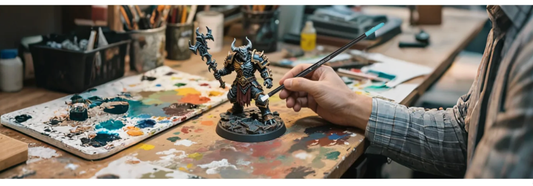 Premium miniature brushes make model painting effortless.