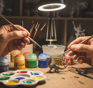 Mastering Smooth Finishes: How to Avoid and Fix Brush Marks in Miniature Painting