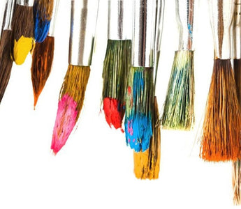 Five Fast and Easy Steps to Clean, Dry and Store Acrylic Art Brushes-artgoldenmaple