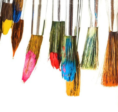 Five Fast and Easy Steps to Clean, Dry and Store Acrylic Art Brushes-artgoldenmaple