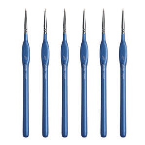 10/0 Extra Fine Tip Nylon Detail Brush - 4pcs/set
