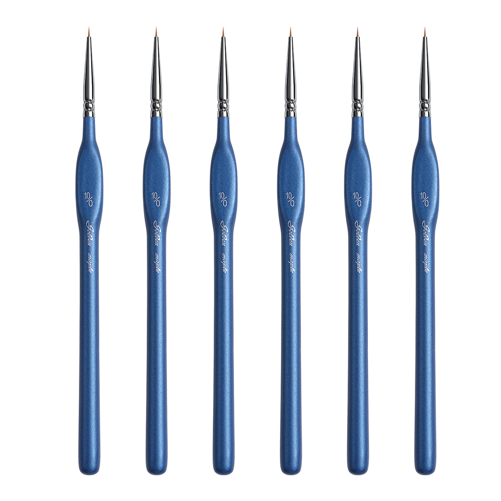 10 0 Extra Fine Tip Nylon Detail Brush 4pcs set