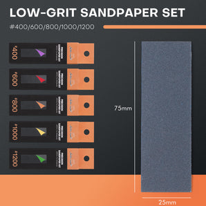 100pcs Self-Adhesive Sandpaper Set - 400/600/800/1000/1200 Grit for Model Kits, Gundam & Miniature Finishing