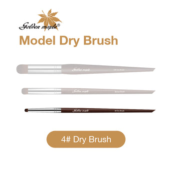 #4 miniature dry brush