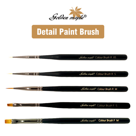 Golden Maple Detail Paint Brush Set