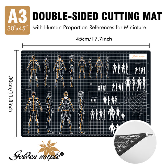 Golden Maple Anatomical Cutting Matt