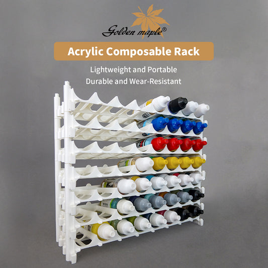 Golden Maple Acrylic Composable Rack