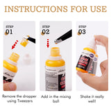 How to use the stainless steel paint mixing ball.