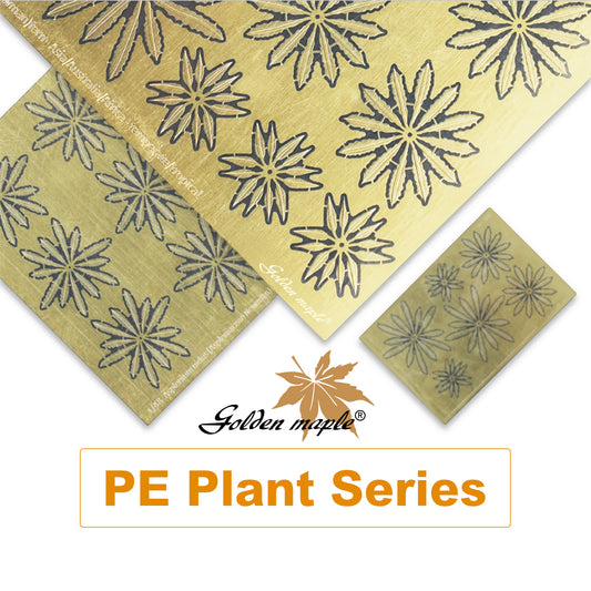 Golden Maple 1/48/35/24 Bird's Nest Fern PE Etched Sheet Fern