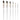 Golden Maple natural hair mop paintbrushes, sizes 12, 10, 8, 6, 4, 2. Professional watercolor art brushes.