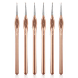 Golden Maple 6pcs Extra Fine Detail Miniature Paint Brush Set for fine art painting.