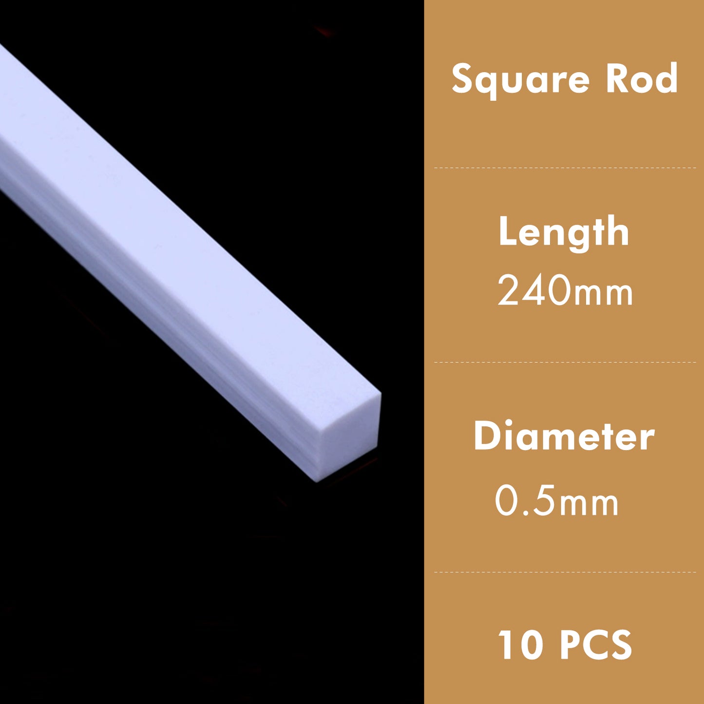Golden Maple ABS Modeling Rods