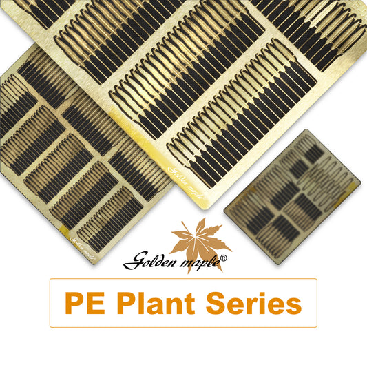 Golden Maple 1/48/35/24 Fern PE Etched Sheet fern - Asia / North America / Europe- Temperate / Boreal