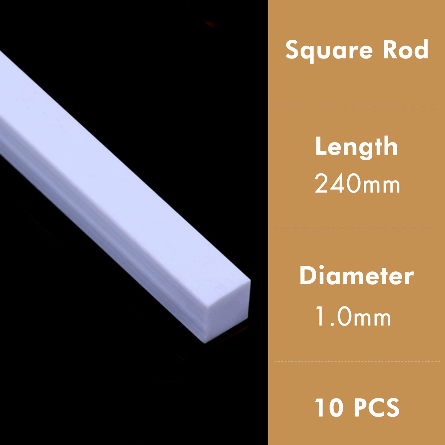 Golden Maple ABS Modeling Rods