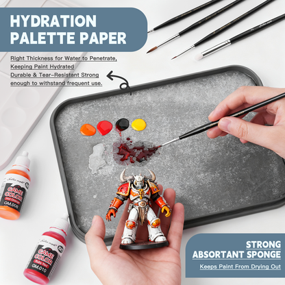 Golden Maple 2 in 1 Wet Palette Kit for Miniature Painting